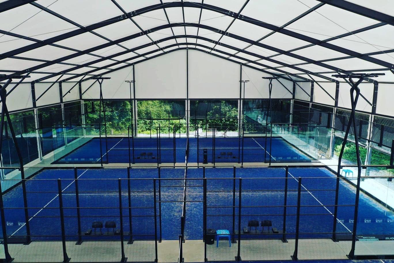Terrains de padel du club
